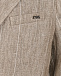 Бежевый льняной пиджак Emporio Armani | Фото 3