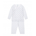 Белая пижама с цветочным принтом Lyda Baby | Фото 1