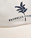 Бейсболка с принтом &quot;пальма&quot;, белая Brunello Cucinelli | Фото 3