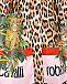 Леопардовое платье с лого Roberto Cavalli | Фото 3