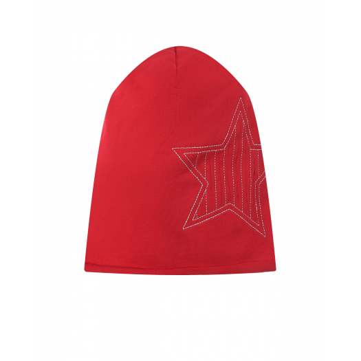 Красная шапка с декором &quot;звезда&quot; Catya | Фото 1