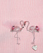 Розовая шапка с декором &quot;фламинго&quot; Il Trenino | Фото 3