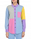 Рубашка из кашемира в стиле color block Allude | Фото 5
