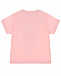 Комплект: футболка и шорты с лого, розовый Moschino | Фото 3