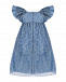 Голубое платье с цветочным принтом и стразами Nicki Macfarlane | Фото 2