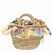 Плетеная сумка с оборкой, 24x18x12 см Roberto Cavalli | Фото 3