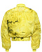 Куртка-бомбер с принтом tie dye, желтая Diesel | Фото 3