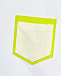 Футболка с карманом на груди и логотипом, белая Bikkembergs | Фото 3
