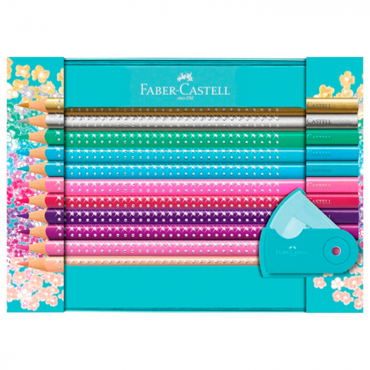 Карандаши цветные &quot;Sparkle&quot;, 20 цветов + точилка Faber-Castell | Фото 1