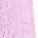 Розовый плед с рюшами, 80х90 см Kissy Kissy | Фото 3