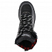 Черные кожаные ботинки с клетчатой отделкой Dsquared2 | Фото 4