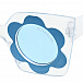 Голубые очки с прозрачной оправой Monnalisa | Фото 6