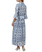 Платье льняное миди со сплошным принтом &quot;Майолика&quot; Positano Couture | Фото 3