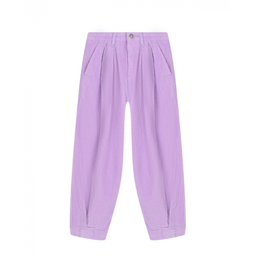 Вельветовые брюки лилового цвета Molo | Фото 1
