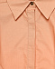 Рубашка укороченная сборка внизу, розовая Elisabetta Franchi la mia bambina | Фото 3