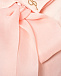 Блуза с бантом, розовая Miss Blumarine | Фото 3