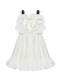 Платье рюшами, белое TWINSET | Фото 1