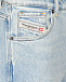 Прямые джинсы голубого цвета Diesel | Фото 5