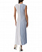 Бело-голубое плиссированное платье MRZ | Фото 5