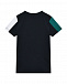 Комплект с принтом и логотипом футболка + бермуды, темно-синий Bikkembergs | Фото 3