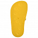 Шлепки с мишкой и логотипом, желтые Moschino | Фото 5
