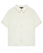 Рубашка с коротким рукавом из льна, белая Dan Maralex | Фото 1