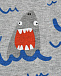 Шорты трикотажные со сплошным принтом акулы Stella McCartney | Фото 3