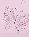 Розовая косынка с бабочкой из стразов Il Trenino | Фото 3