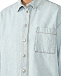 Джинсовая рубашка с накладным карманом MSGM | Фото 8