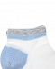 Бело-голубые спортивные носки Story Loris | Фото 2