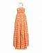 Платье в оранжево-белую клетку Dan Maralex | Фото 2