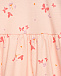Платье розовое принт бабочки Sanetta fiftyseven | Фото 3