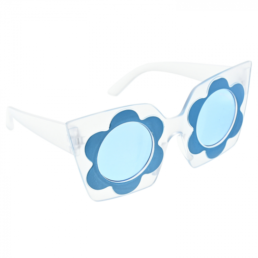 Голубые очки с прозрачной оправой Monnalisa | Фото 1