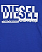 Синяя толстовка с белым лого Diesel | Фото 3