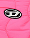 Стеганая куртка с капюшоном, розовая Diesel | Фото 4