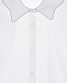 Белая рубашка с трикотажными рукавами Ella B | Фото 4