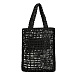 Плетеная сумка черного цвета MSGM | Фото 3
