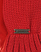 Красные флисовые варежки Il Trenino | Фото 2