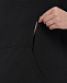Черная толстовка-худи с функцией для кормления Pietro Brunelli | Фото 7