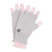 Розово-серые перчатки Il Trenino | Фото 1