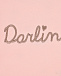 Персиковый свитшот с принтом &quot;Darling&quot; Sanetta fiftyseven | Фото 3