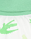 Шорты с принтом &quot;крокодилы&quot; Sanetta Kidswear | Фото 3