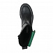 Черные ботинки с зелеными карманами MSGM | Фото 4