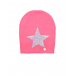 Розовая шапка с серебристой звездой Il Trenino | Фото 1