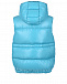 Голубой пуховый жилет Moncler | Фото 2