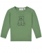 Толстовка с вышивкой &quot;медведь&quot;, зеленая Sanetta fiftyseven | Фото 1