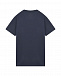 Синяя футболка с принтом &quot;Black the club&quot; Brunello Cucinelli | Фото 2