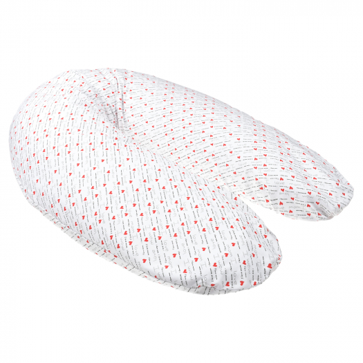 Подушка с принтом сердечки для беременных и кормления, 180 см Dan Maralex | Фото 1
