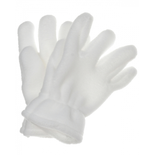 Белые флисовые перчатки Catya | Фото 1