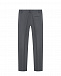 Темно-серые шерстяные брюки Dal Lago | Фото 2
